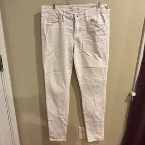 Guess White Brittney Skinny Jeans Size 29